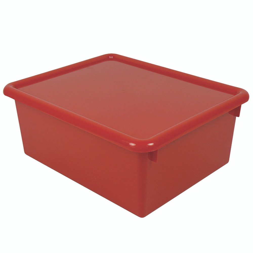 ROMANOFF PRODUCTS Romanoff Stowaway® 5" Letter Box with Lid, Red