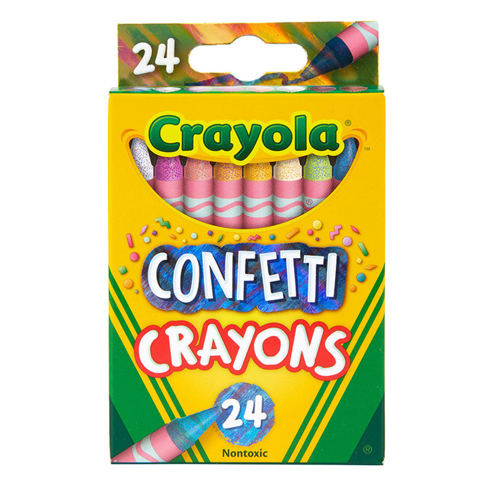 CRAYOLA LLC Crayola® Confetti Crayons, 24 Count