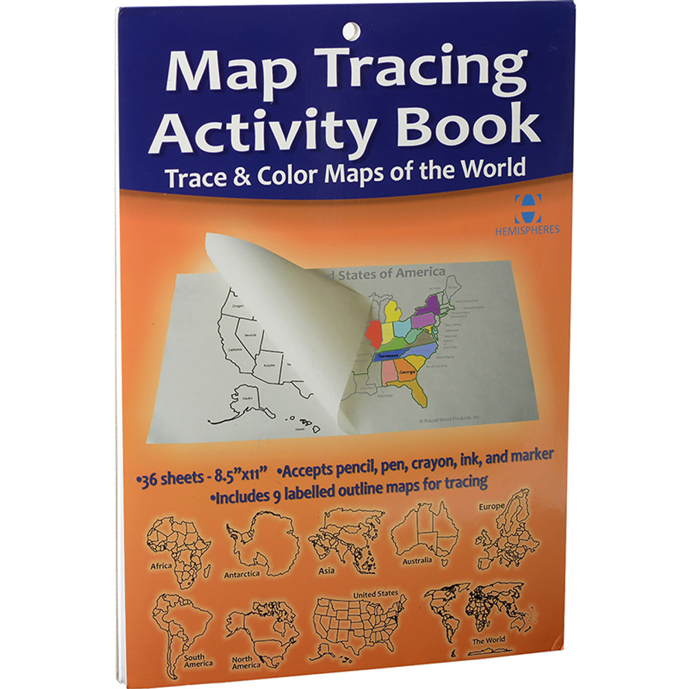 WAYPOINT GEOGRAPHIC Waypoint Geographic World/USA Tracing Activity Book