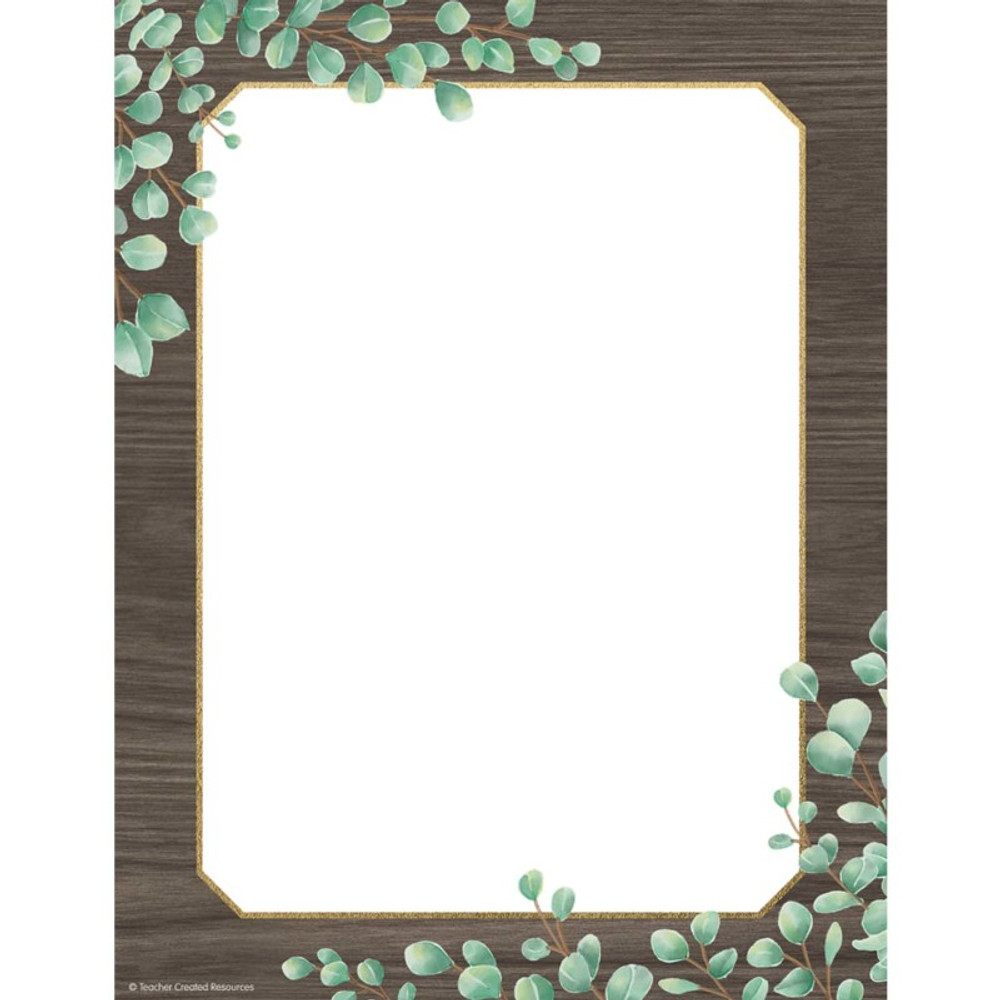 TEACHER CREATED RESOURCES Teacher Created Resources® Eucalyptus Computer Paper, 8-1/2" x 11", 50 Sheets