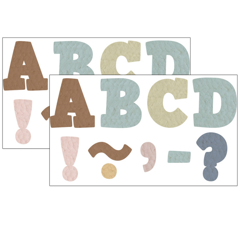 TEACHER CREATED RESOURCES Teacher Created Resources® Everyone is Welcome Bold Block 3" Magnetic Letters, 55 Pieces Per Pack, 2 Packs