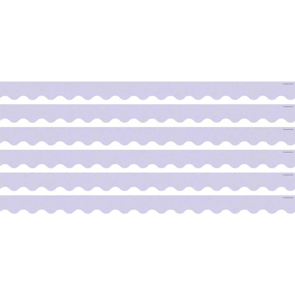 TEACHER CREATED RESOURCES Teacher Created Resources® Lavender Scalloped Border Trim, 35 Feet Per Pack, 6 Packs