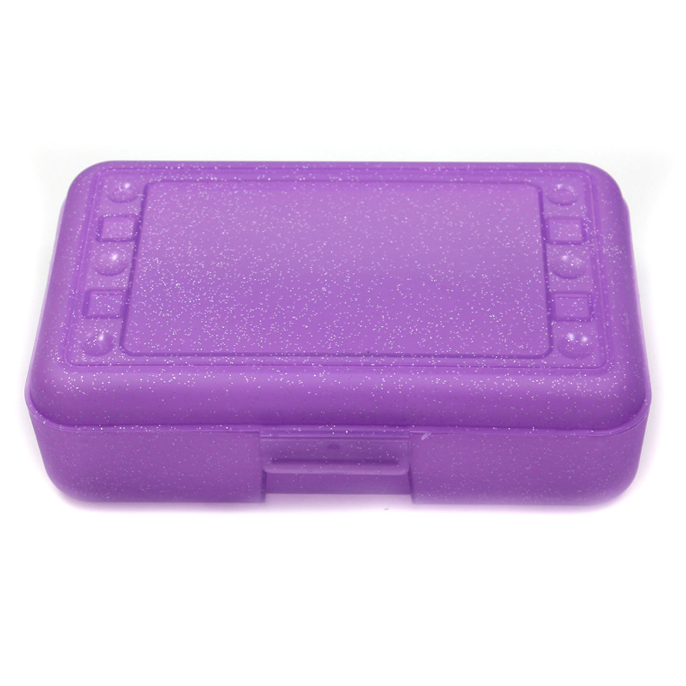 ROMANOFF PRODUCTS Romanoff Pencil Box, Purple Sparkle