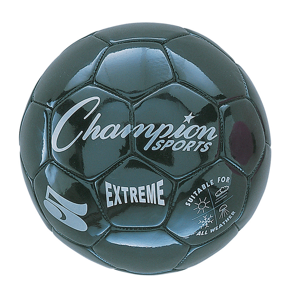 CHAMPION SPORTS Champion Sports Extreme Soccer Ball, Size 5, Black