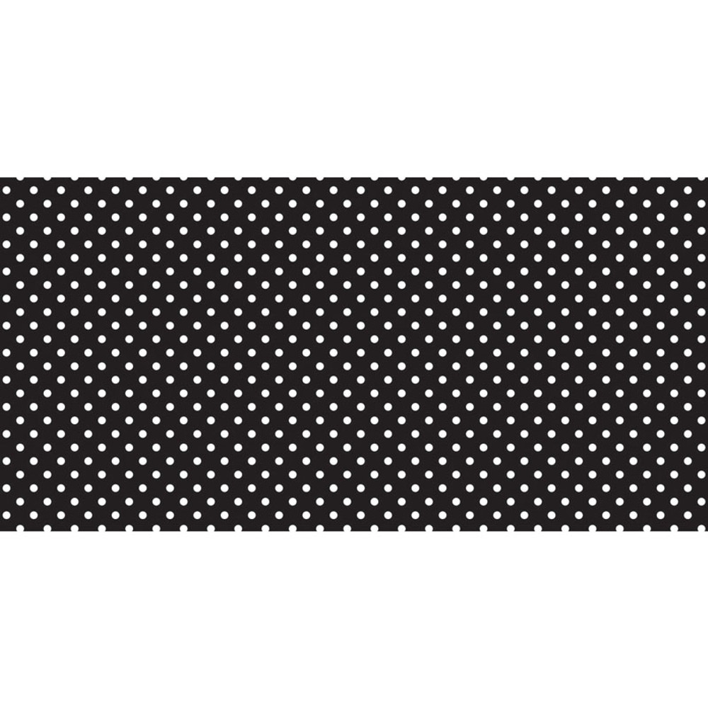DIXON TICONDEROGA CO Fadeless® Bulletin Board Art Paper, Classic Dots-Black & White, 48" x 50', 1 Roll