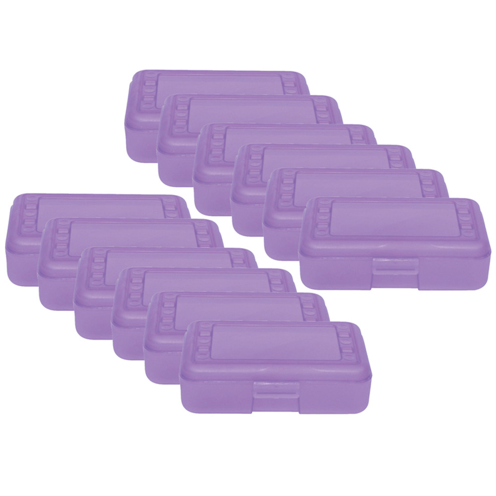 ROMANOFF PRODUCTS Romanoff Pencil Box, Grape, Pack of 12