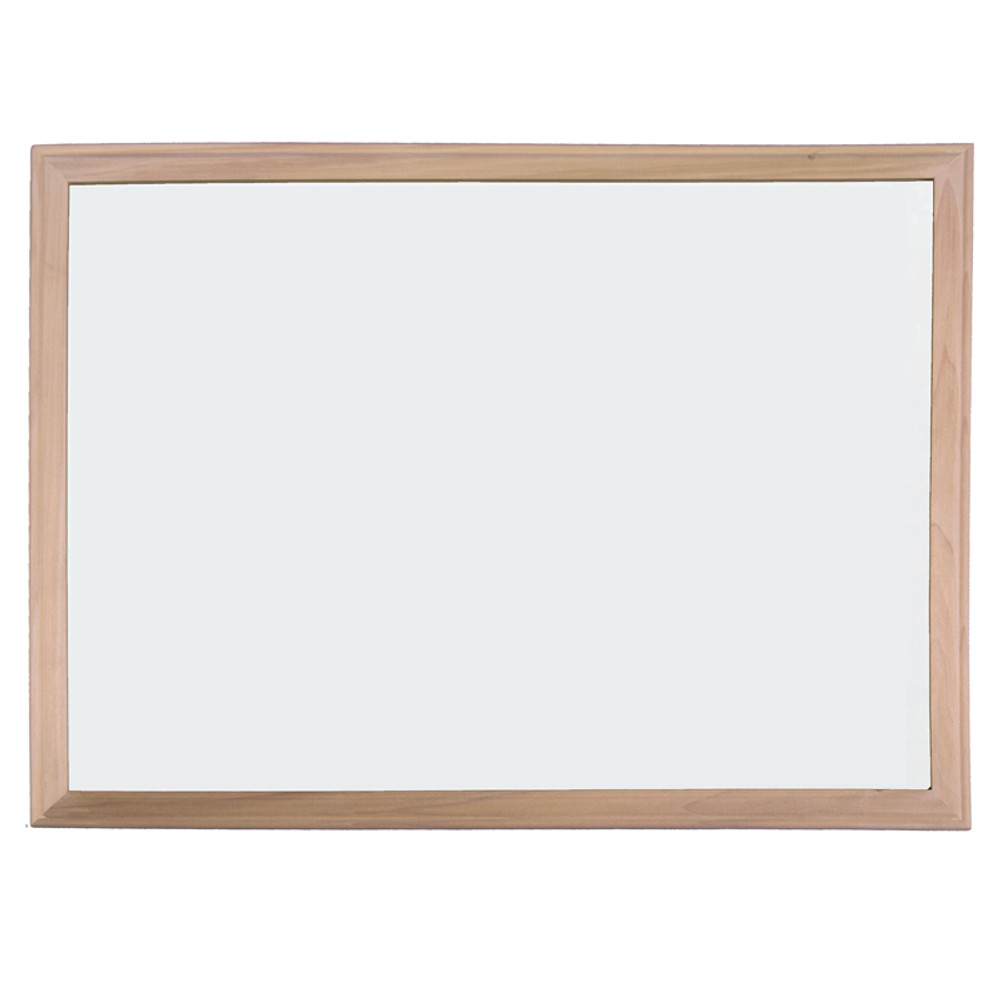 FLIPSIDE Crestline Products Wood Framed Magnetic Dry Erase Board, 24" x 36"