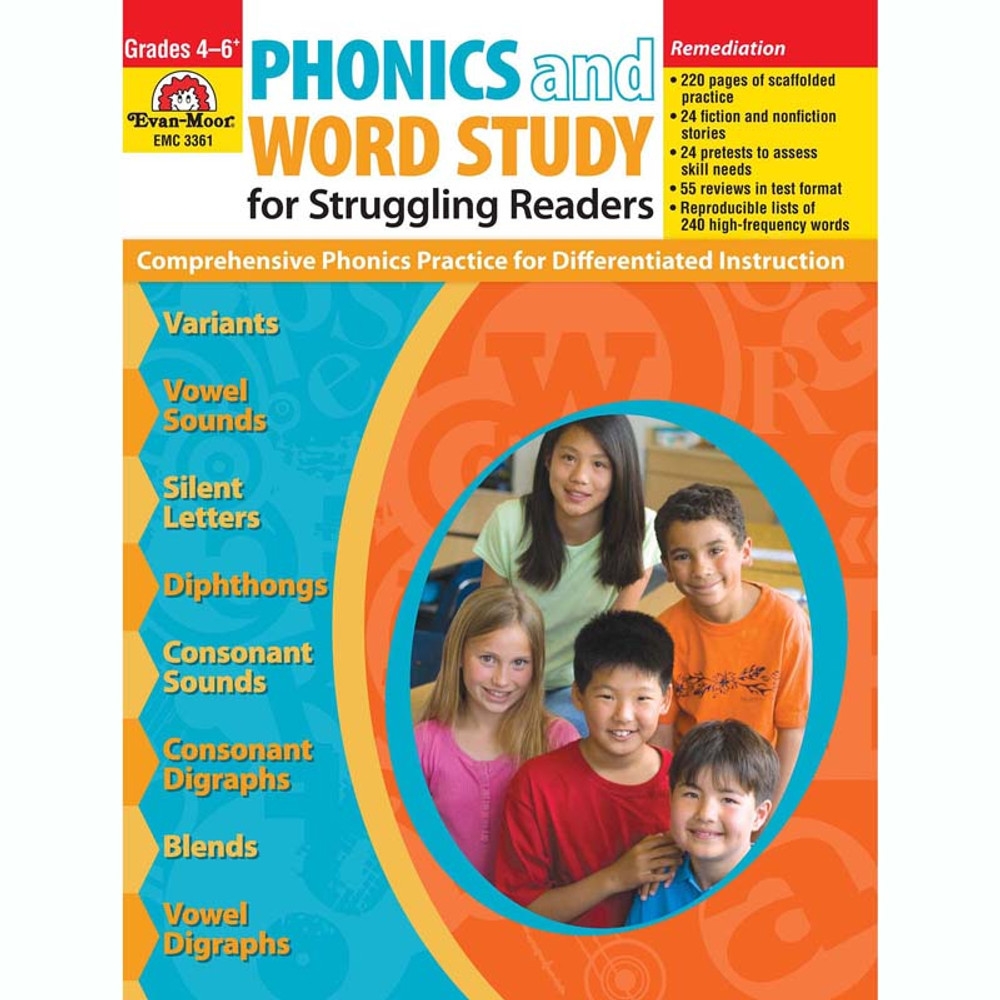 EVAN-MOOR Evan-Moor Educational Publishers Phonics and Word Study for Struggling Readers Book