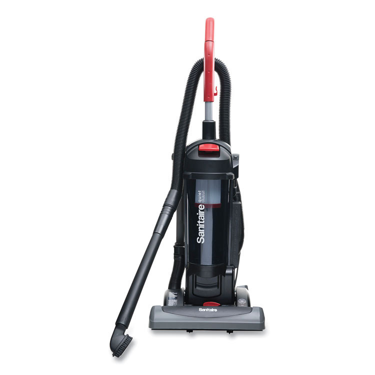 ELECTROLUX FLOOR CARE COMPANY Sanitaire® SC5845D FORCE QuietClean Upright Vacuum SC5845D, 15" Cleaning Path, Black