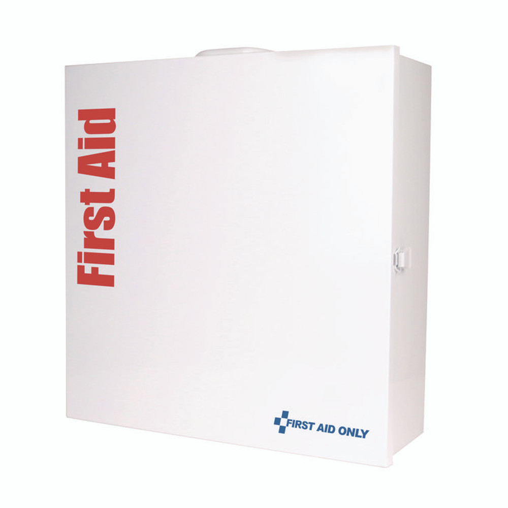 FIRST AID ONLY, INC. 91379 91379 Large Metal SmartCompliance Food Service Cabinet ANSI B with No Medications, 337 Pieces, Metal Case