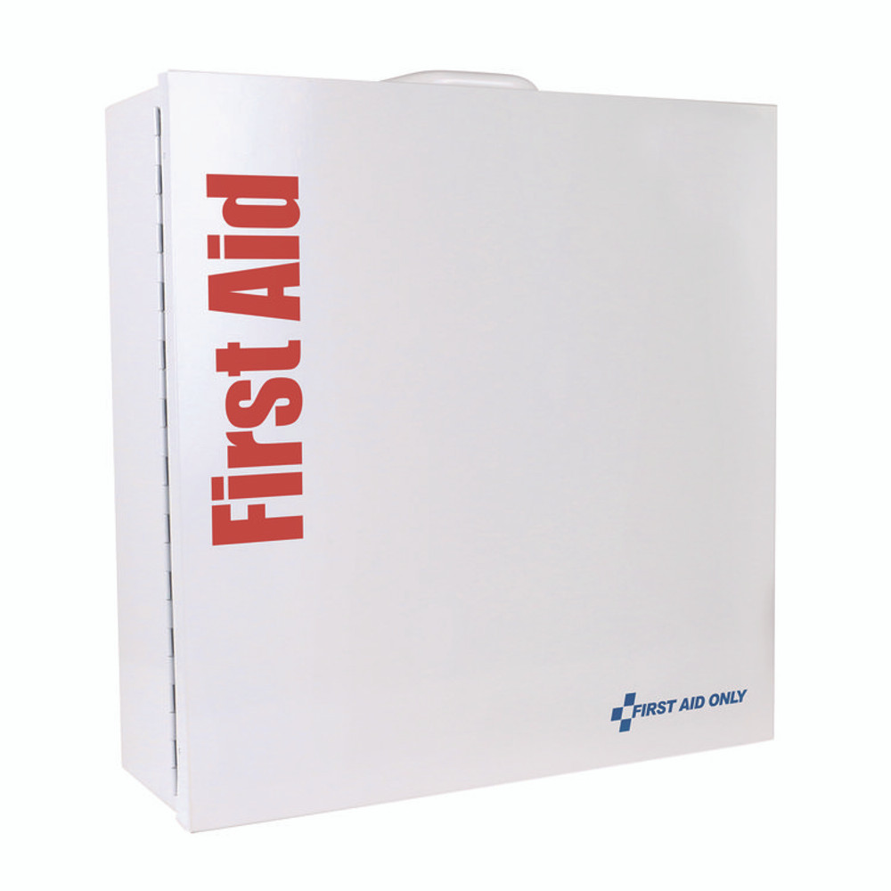 FIRST AID ONLY, INC. 91379 91379 Large Metal SmartCompliance Food Service Cabinet ANSI B with No Medications, 337 Pieces, Metal Case