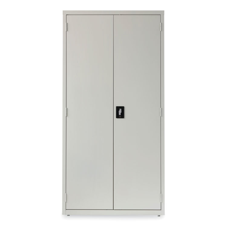 ALERA HCM7218LG Economy Assembled Storage Cabinets, 5 Shelves, 36" x 18" x 72", Light Gray
