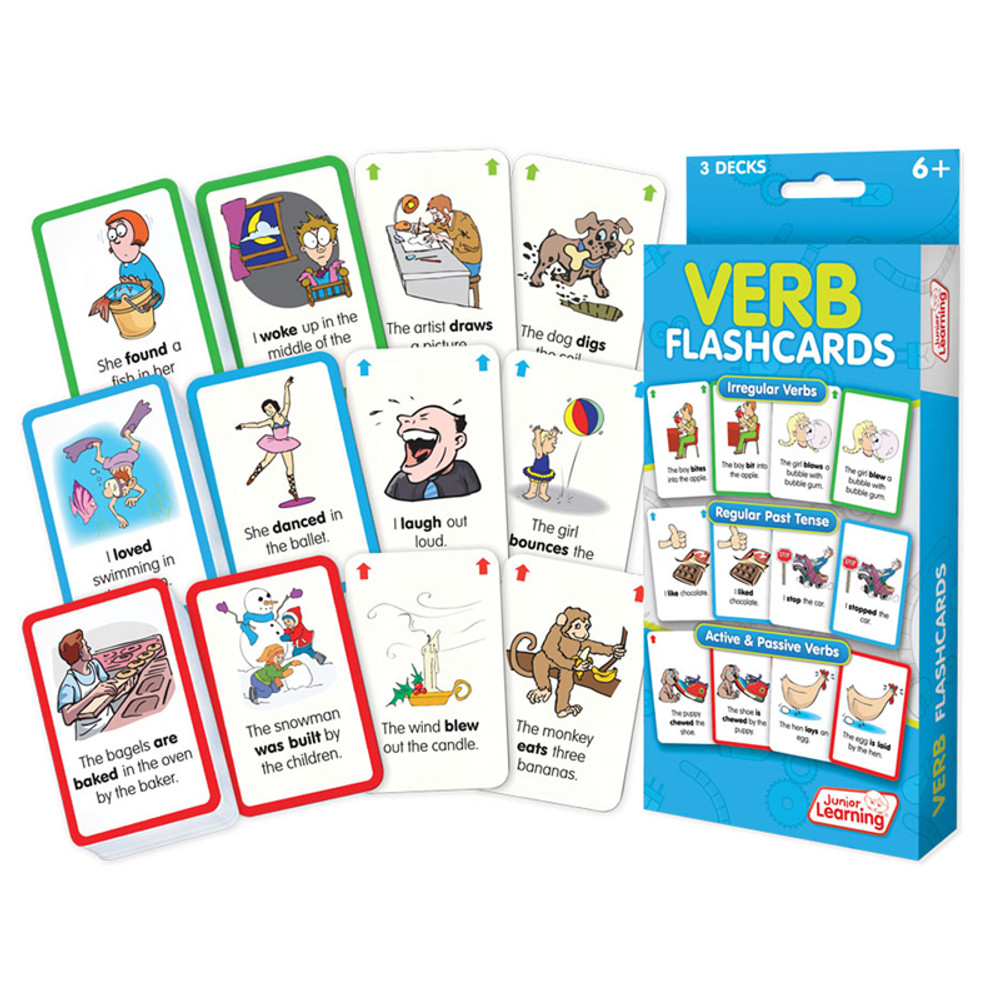 JUNIOR LEARNING Junior Learning® Verb Flashcards