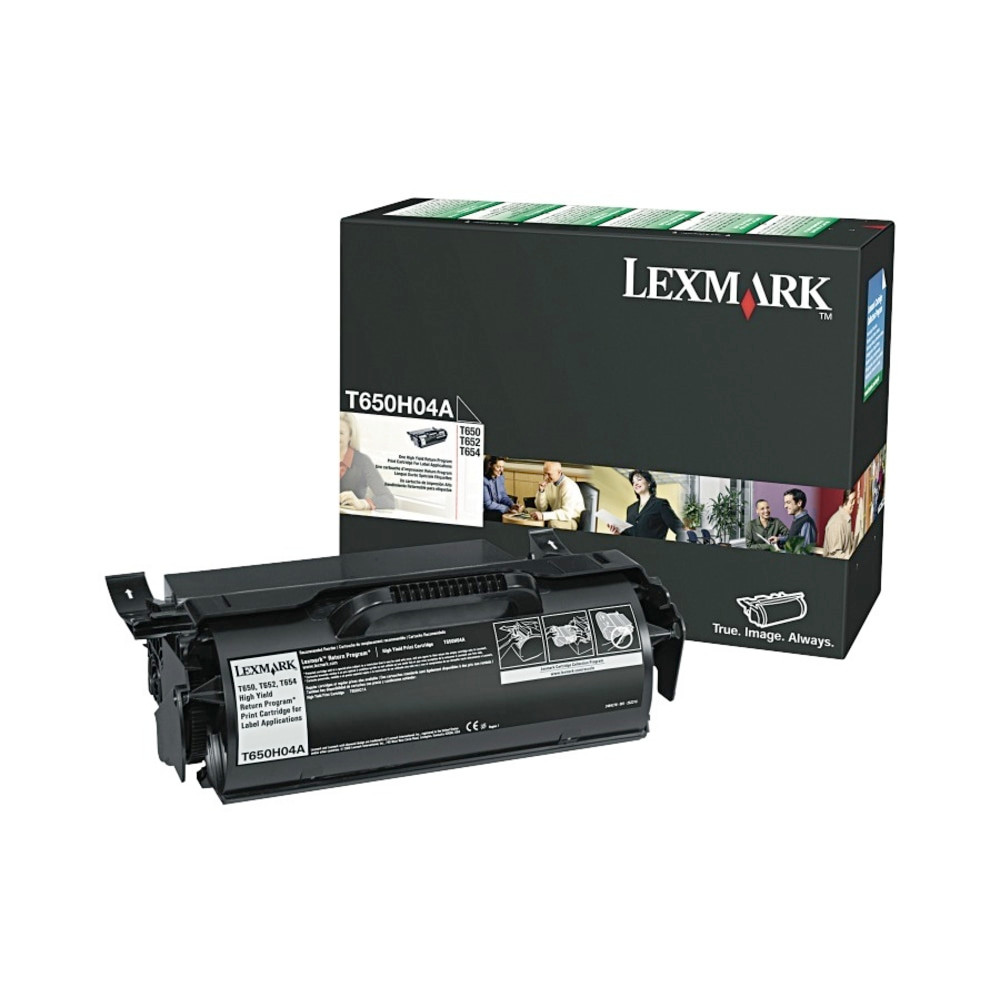 LEXMARK INTERNATIONAL, INC. Lexmark T650H04A  T650H04A Black High Yield Return Program Toner Cartridge