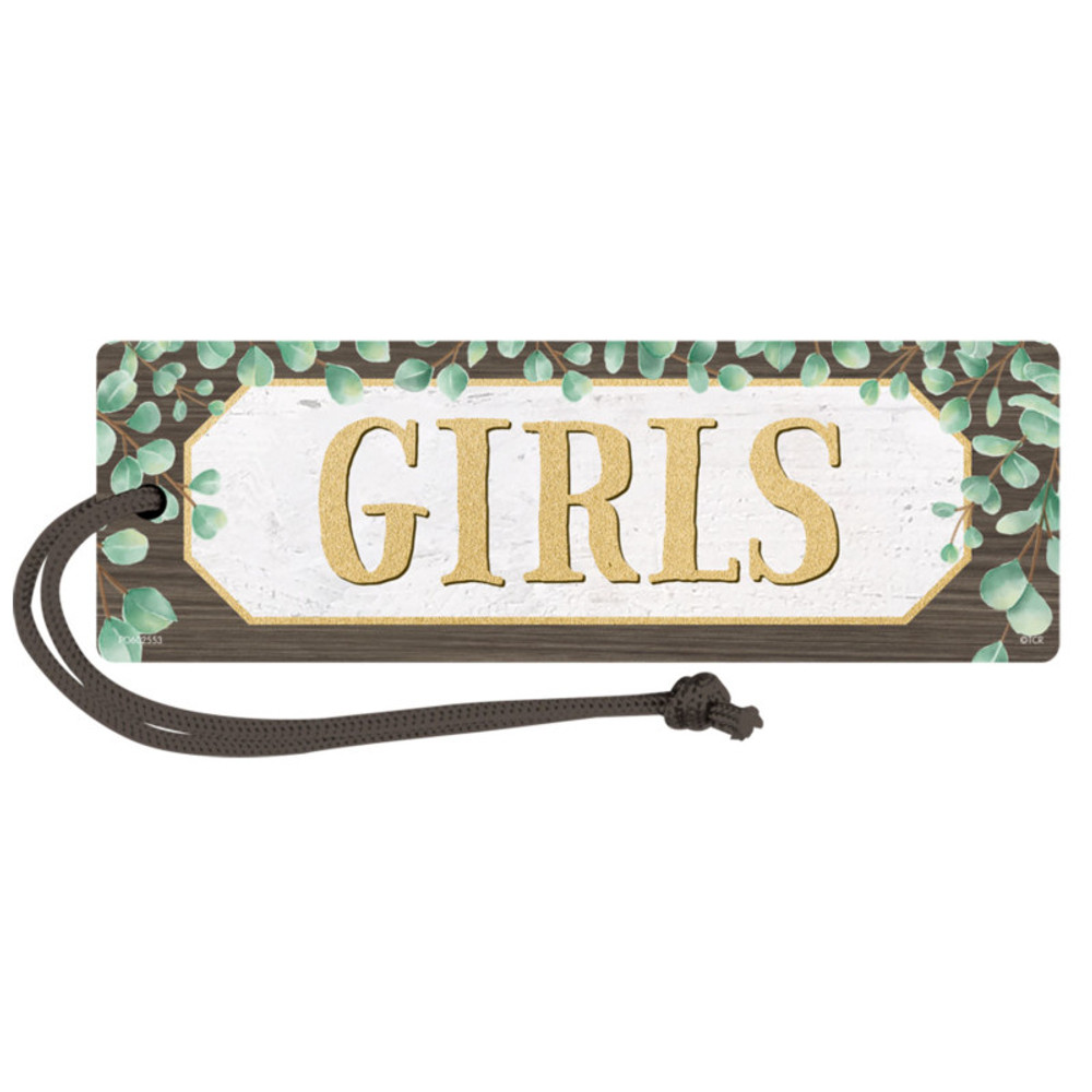 TEACHER CREATED RESOURCES Teacher Created Resources® Eucalyptus Magnetic Girls Pass