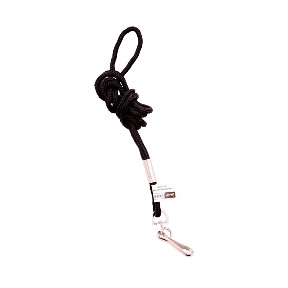 BAUMGARTENS INC SICURIX Standard Lanyard Hook Rope Style, Black