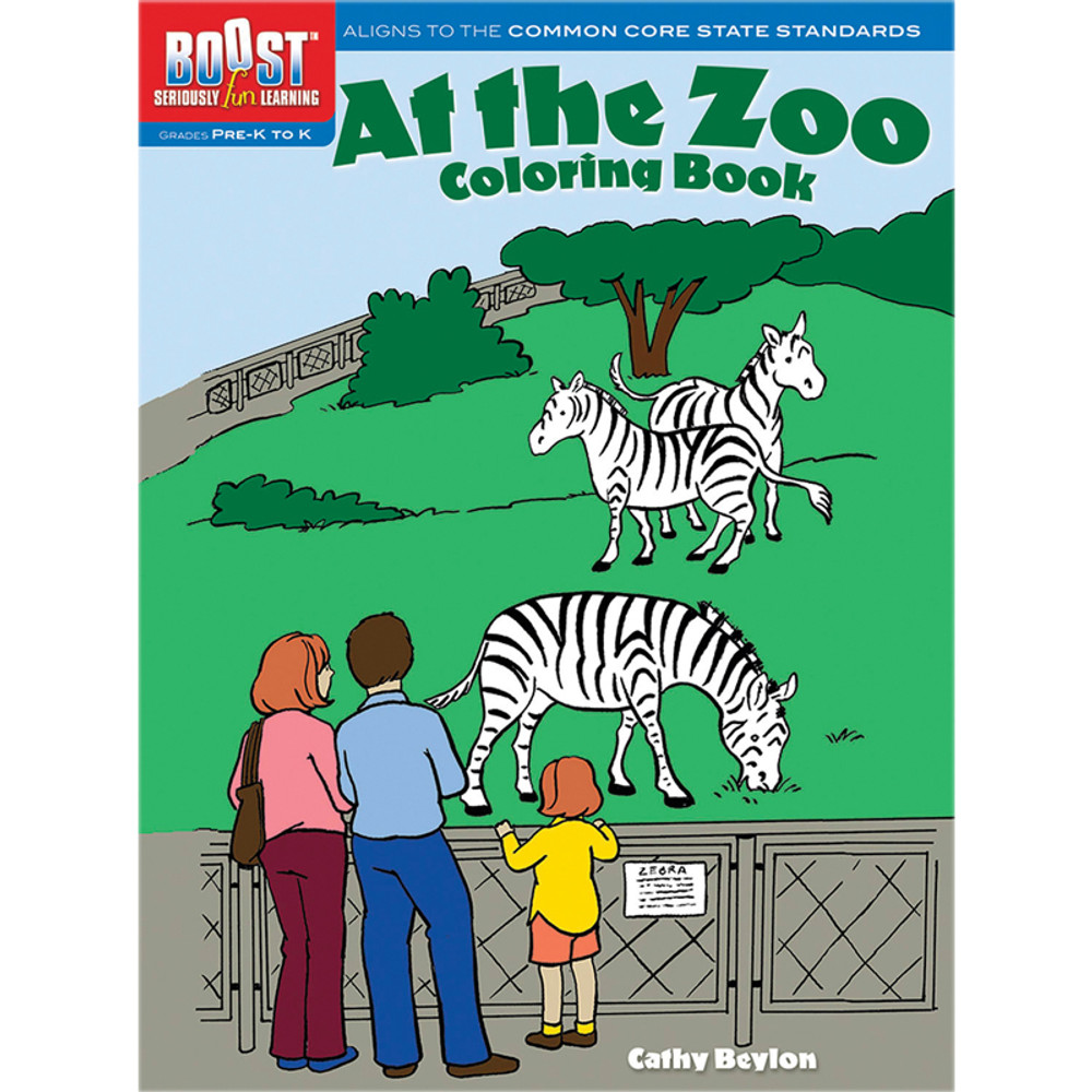 DOVER PUBLICATIONS BOOST™ At the Zoo Coloring Book