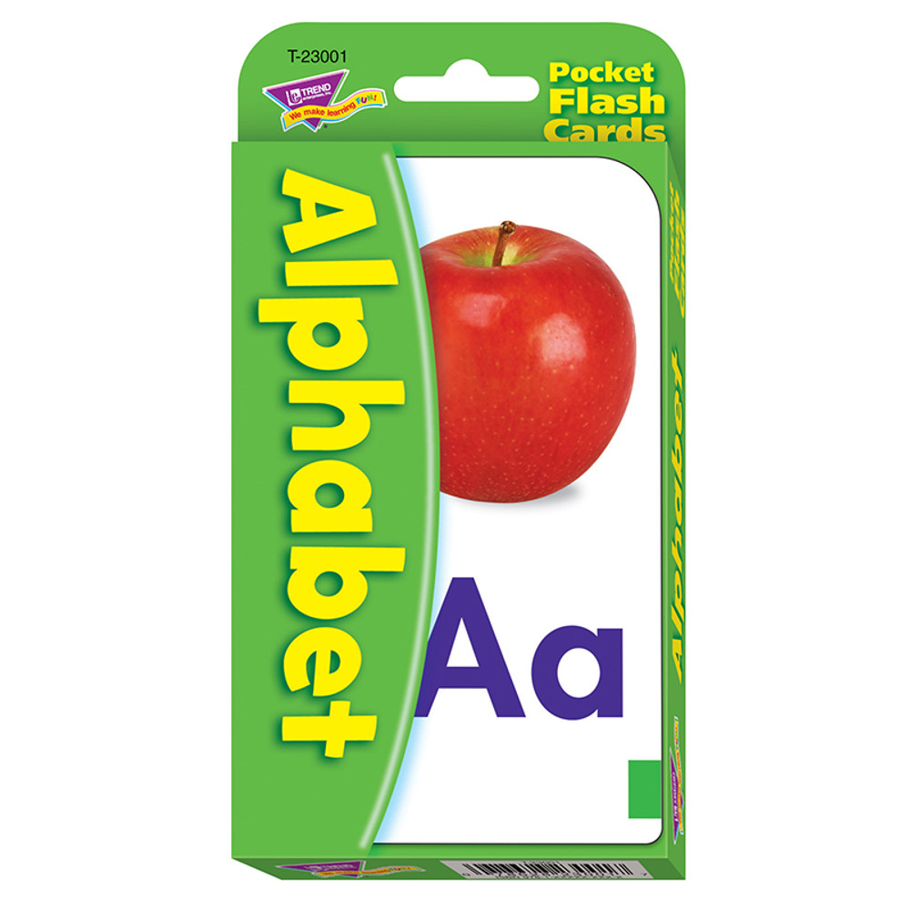 TREND ENTERPRISES INC. TREND Alphabet Pocket Flash Cards