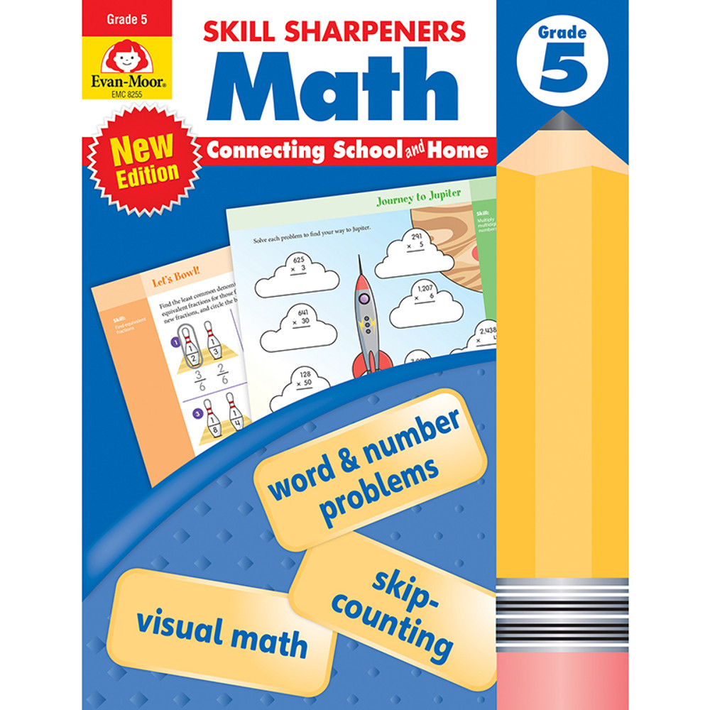 EVAN-MOOR Evan-Moor Educational Publishers Skill Sharpeners: Math, Grade 5