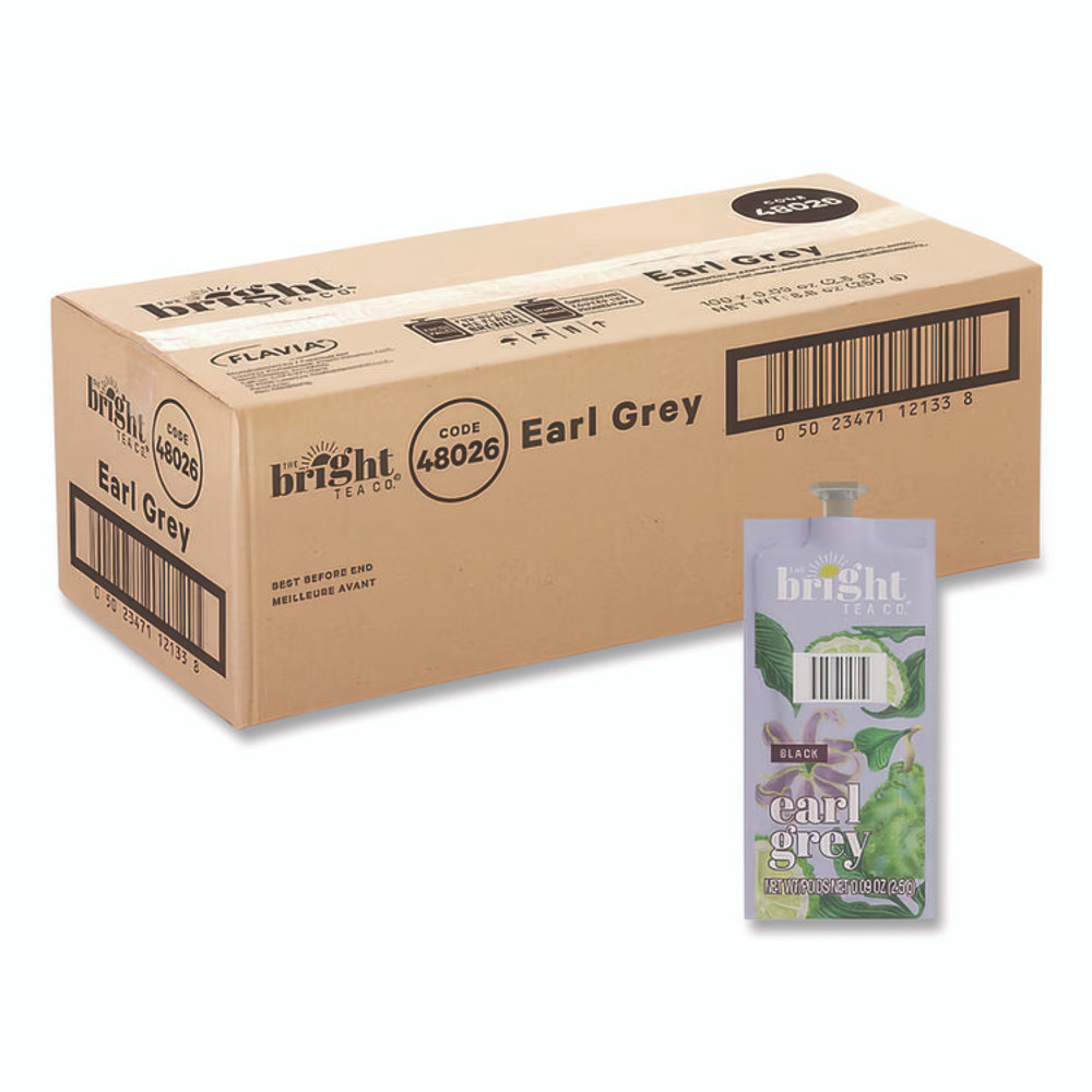 MARS, INC. The Bright Tea Co. MDRB506 Tea Freshpack Pods, Earl Grey, 0.09 oz, 100/Carton