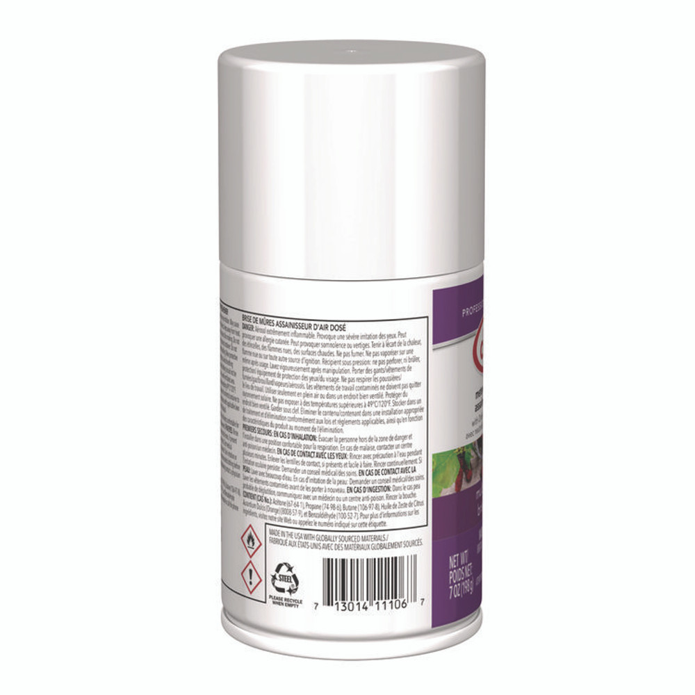 PLZ CORP Claire® 106 Metered Air Freshener, Mulberry Scent, 7 oz Aerosol Spray, 12/Carton