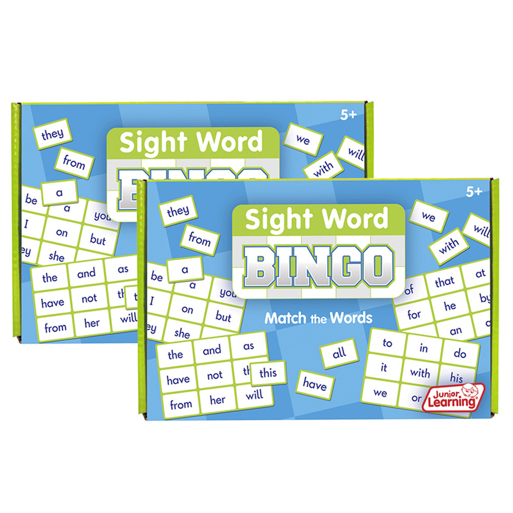 JUNIOR LEARNING Junior Learning® Sight Word Bingo, Pack of 2