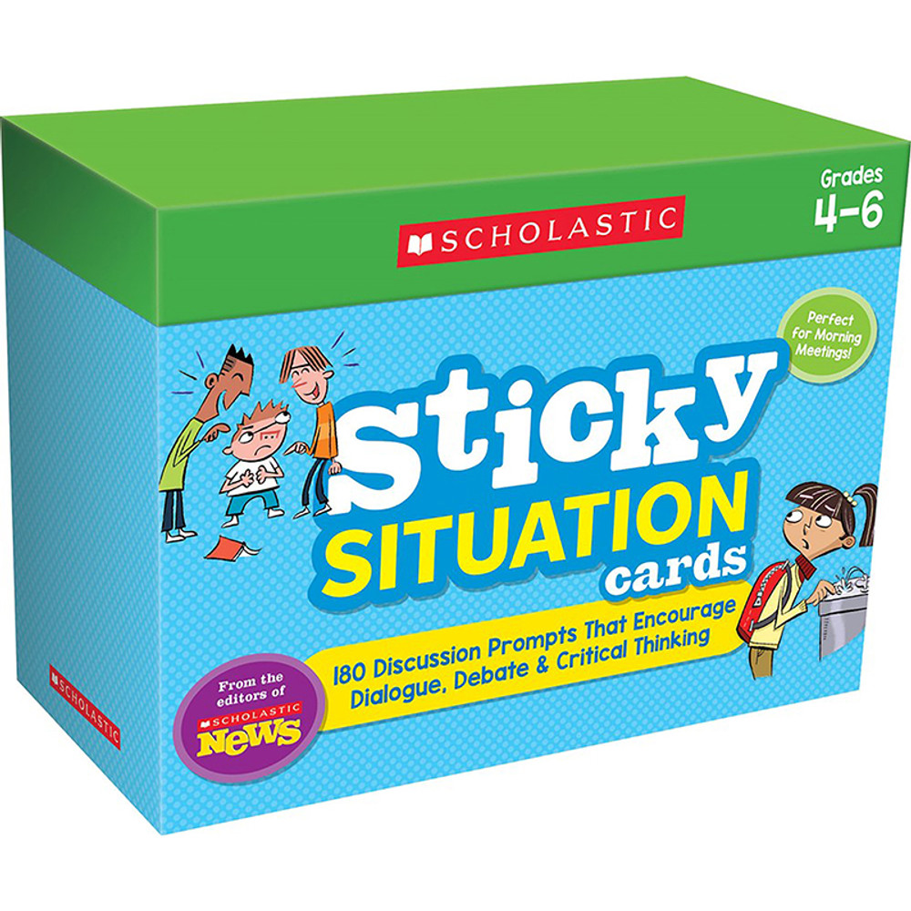 SCHOLASTIC TEACHING RESOURCES Scholastic Teaching Solutions News Sticky Situation Cards: Grades 4-6