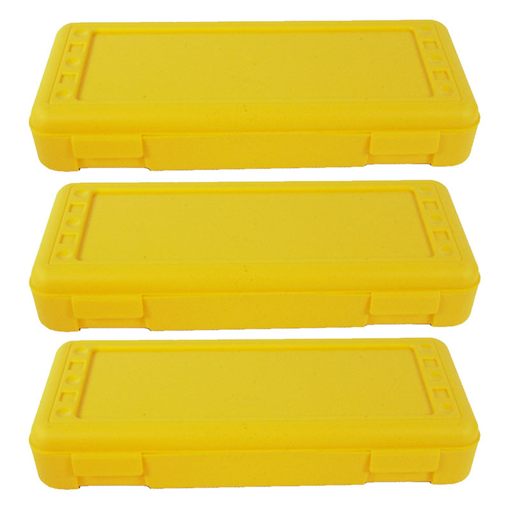 ROMANOFF PRODUCTS Romanoff Ruler Box, Yellow, Pack of 3