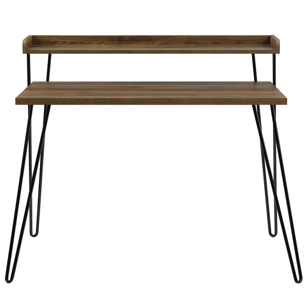 AMERIWOOD INDUSTRIES, INC. 9881396COM Ameriwood Home Haven Retro 45inW Writing Desk With Riser, Walnut