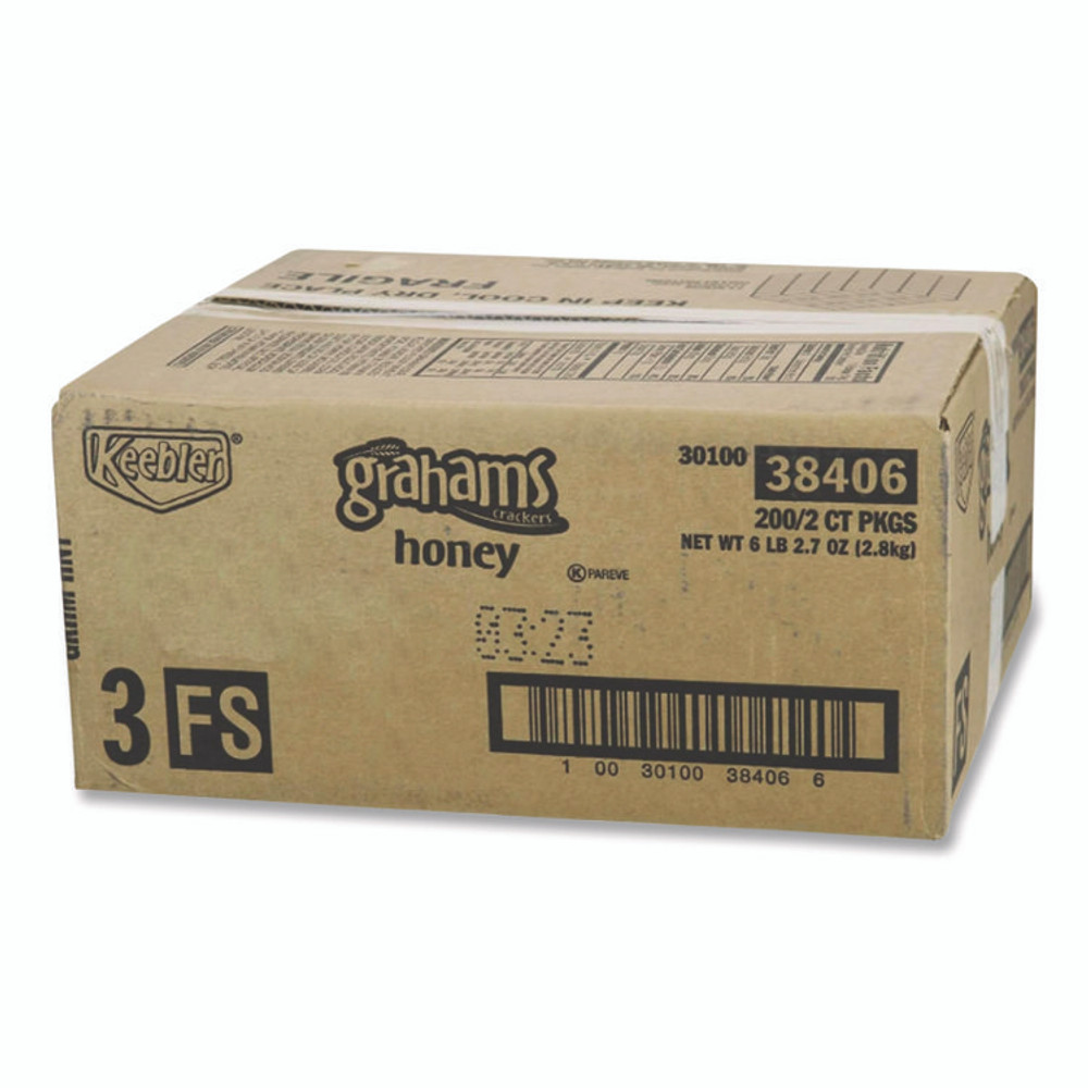 KELLOGG'S Keebler® 802690 Honey Grahams Crackers, 0.49 oz Bag, 200/Carton