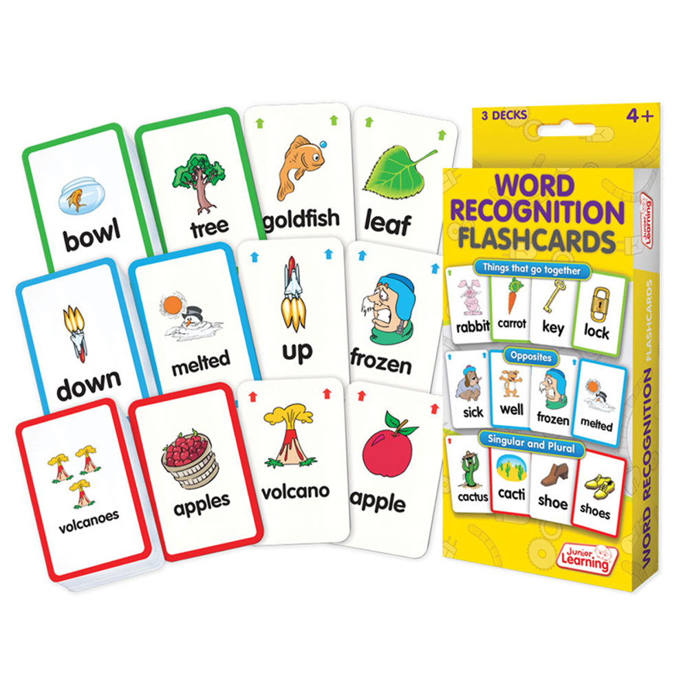 JUNIOR LEARNING Junior Learning® Word Recognition Flashcards