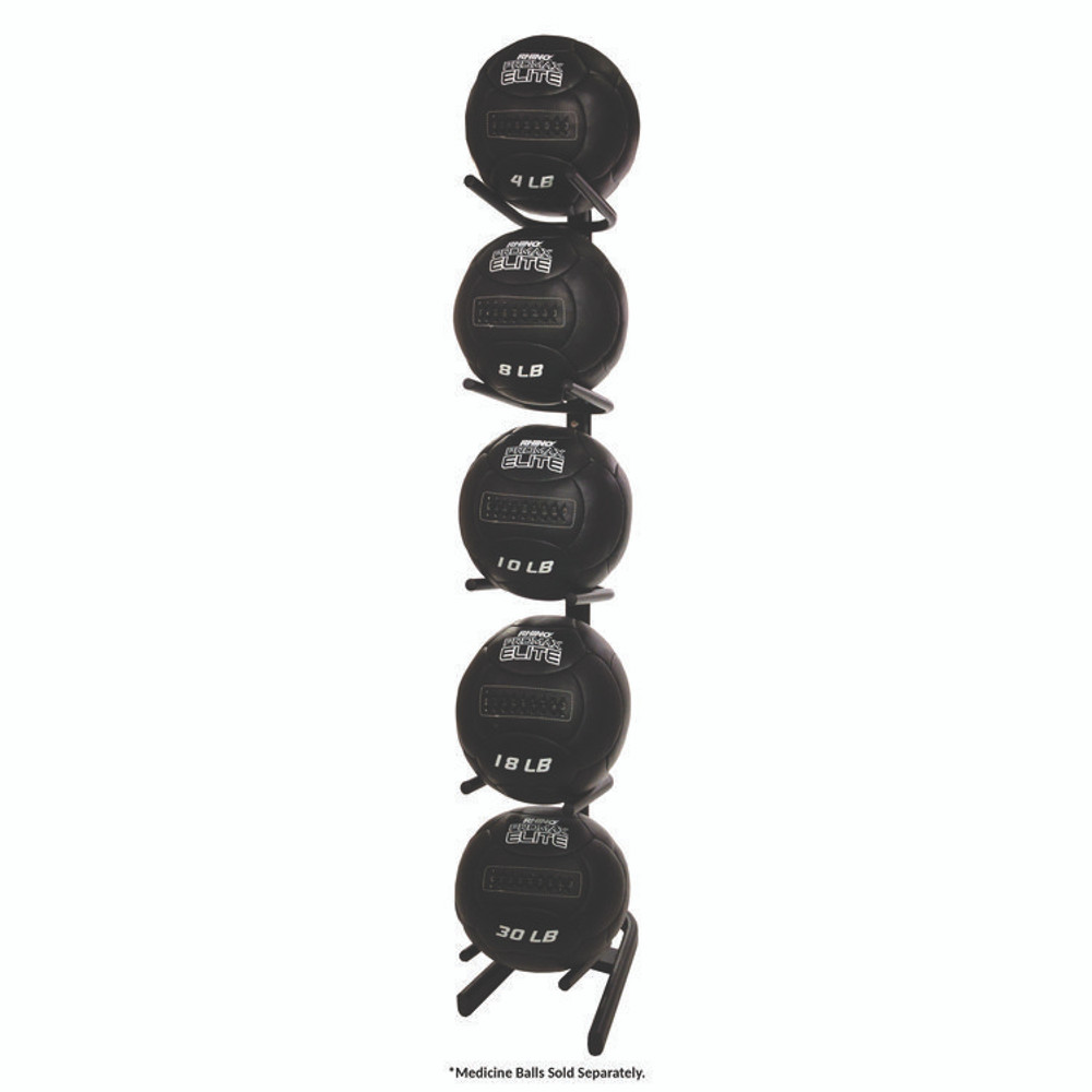 CHAMPION SPORT Sports STM1 U-Ring Single Medicine Ball Tree, 23" x 22.5" x 64.5", Black