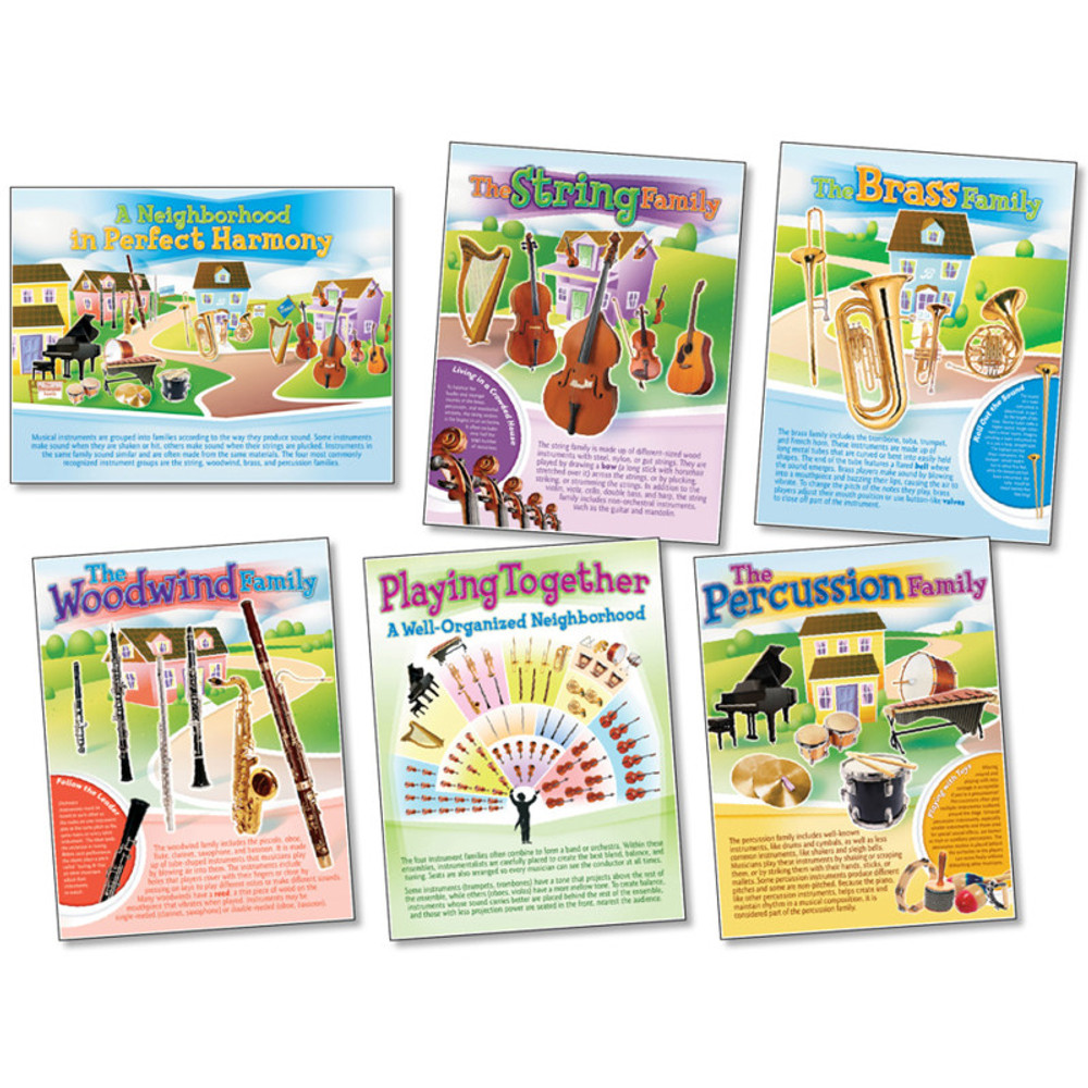NORTH STAR TEACHER RESOURCE North Star Teacher Resources Musical Instruments Bulletin Board Set