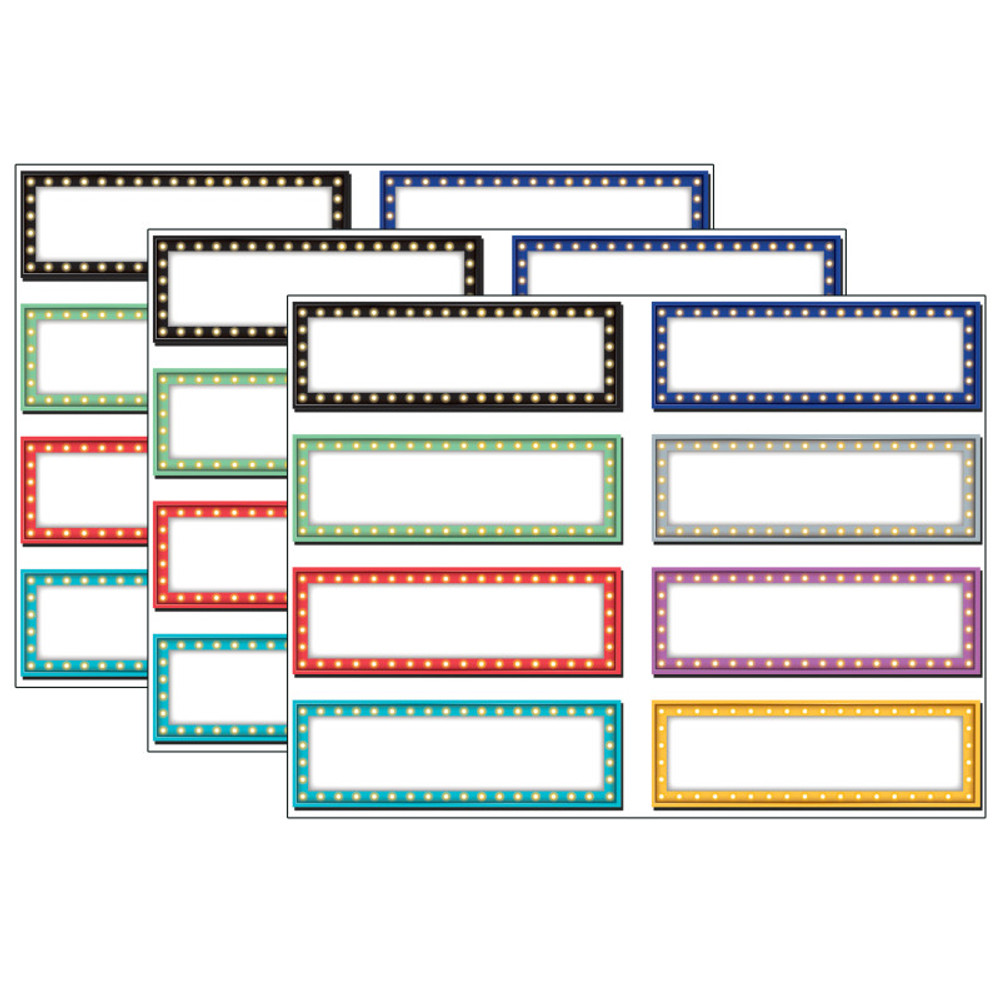 TEACHER CREATED RESOURCES Teacher Created Resources® Marquee Labels Magnetic Accents, 20 Per Pack, 3 Packs