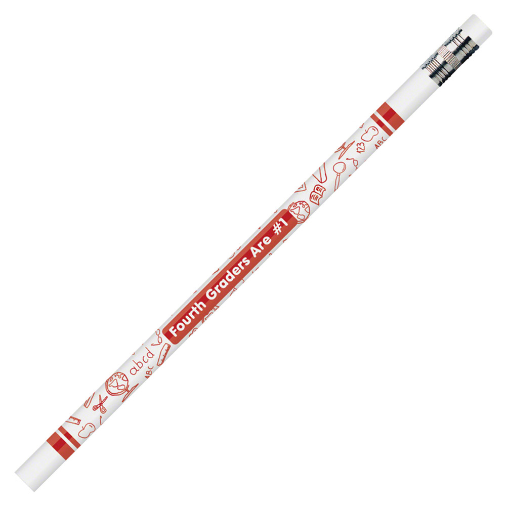 LAROSE INDUSTRIES- ROSE MOON Moon Products 4th Graders Are #1 Pencils, Pack of 12