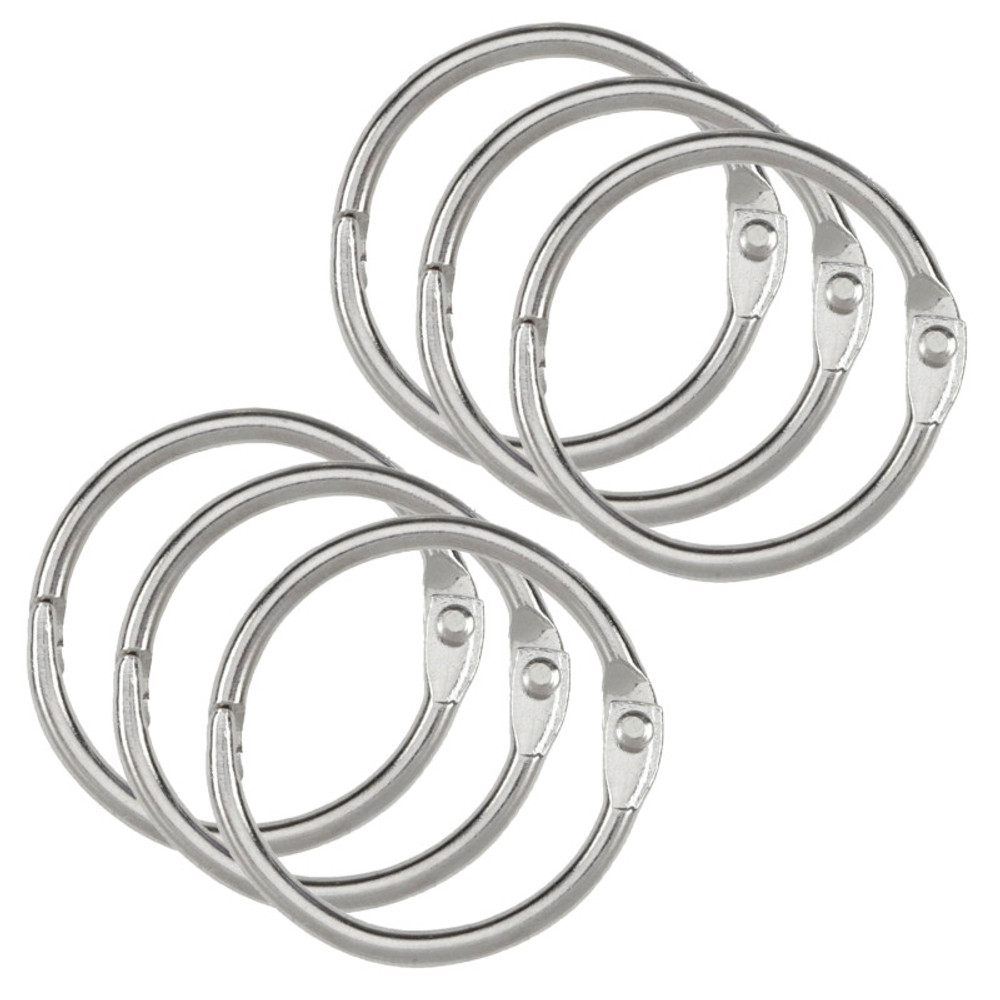 TEACHER CREATED RESOURCES Teacher Created Resources® Binder Rings, 1.5", 6 Per Pack, 6 Packs