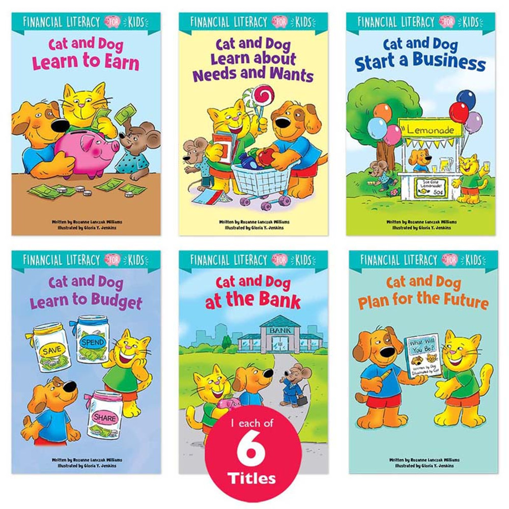 CREATIVE TEACHING PRESS Creative Teaching Press® Financial Literacy for Kids 6-Book Pack