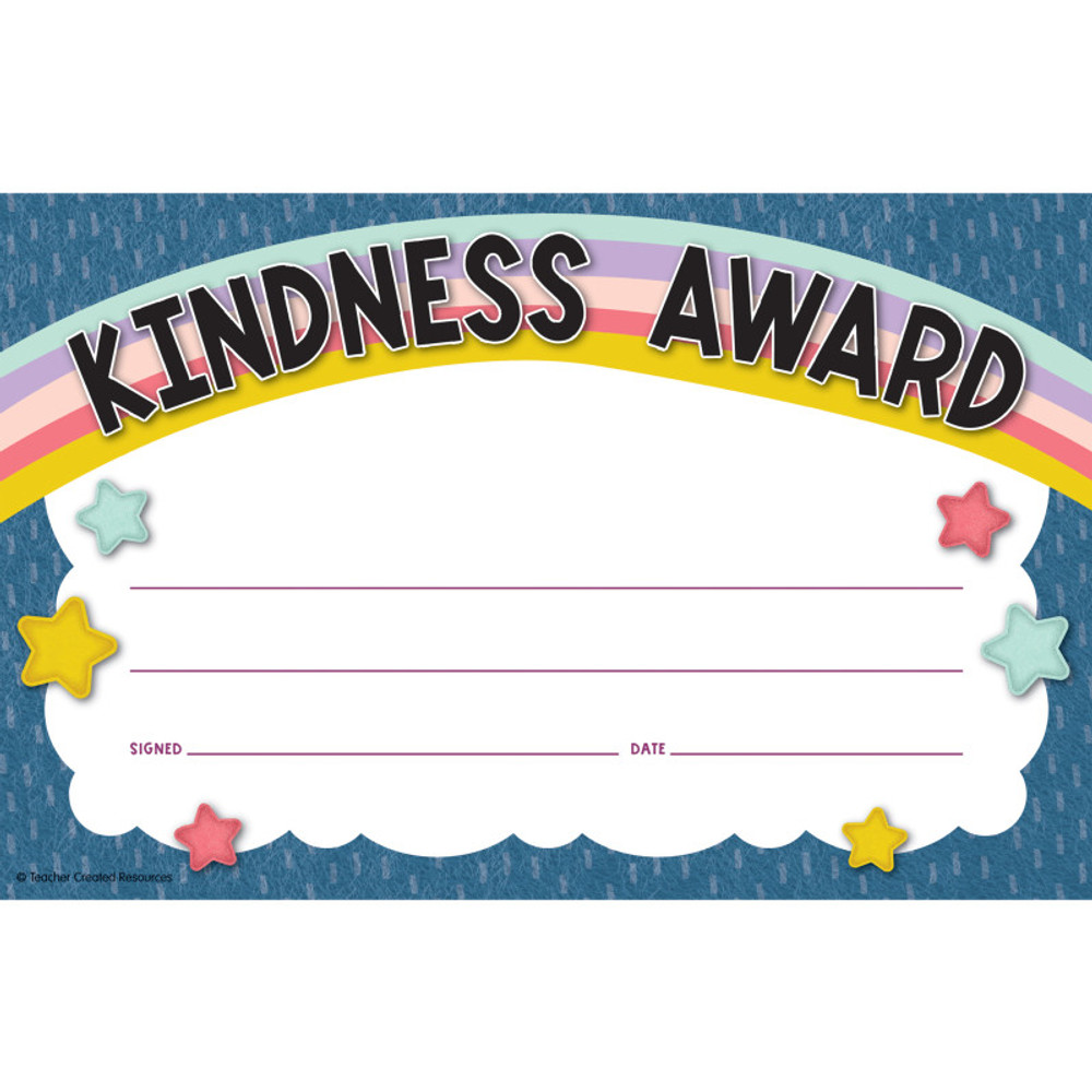 TEACHER CREATED RESOURCES Teacher Created Resources® Oh Happy Day Kindness Awards, Pack of 30