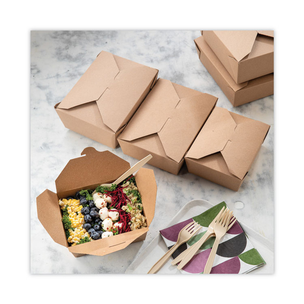 PACTIV EVERGREEN CORPORATION YPSMFTEC EarthChoice PSM Cutlery, Heavyweight Fork, Plastic, Tan, 1,000/Carton