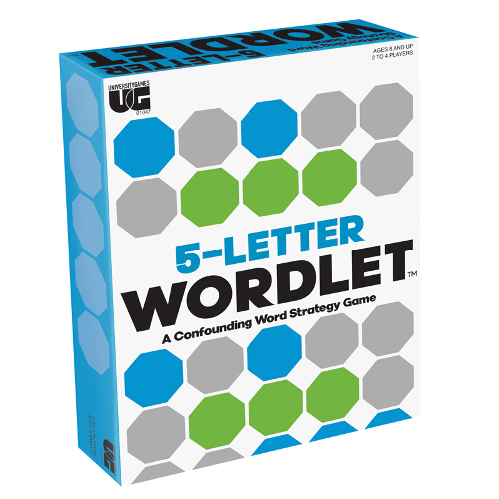 UNIVERSITY GAMES University Games 5-Letter Wordlet™ Word Puzzle Game