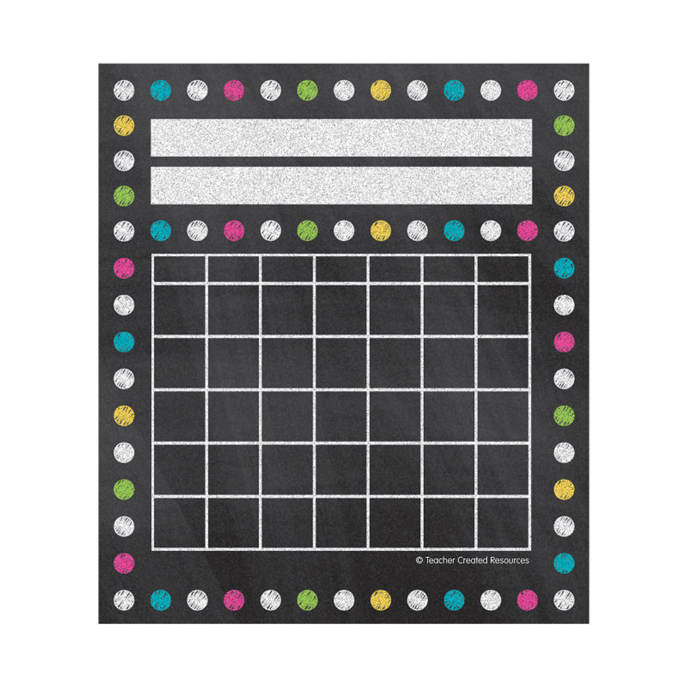 TEACHER CREATED RESOURCES Teacher Created Resources® Chalkboard Brights Mini Incentive Charts