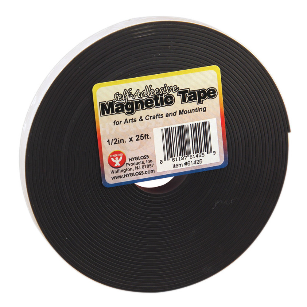 HYGLOSS PRODUCTS INC. Hygloss® Magnetic Tape, 1/2" x 300"