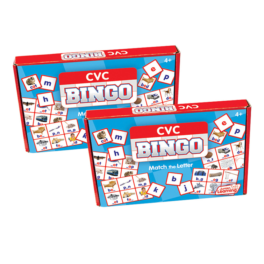 JUNIOR LEARNING Junior Learning® CVC Bingo, Pack of 2