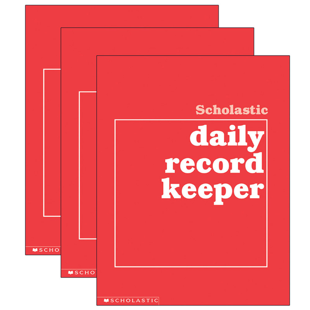 SCHOLASTIC TEACHING RESOURCES Scholastic Teaching Solutions Scholastic Daily Record Keeper, Pack of 3