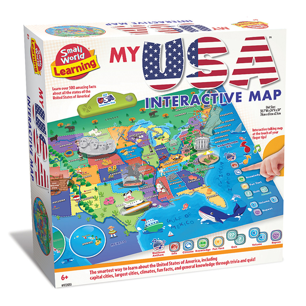 SMALL WORLD TOYS Small World Toys My USA Interactive Map