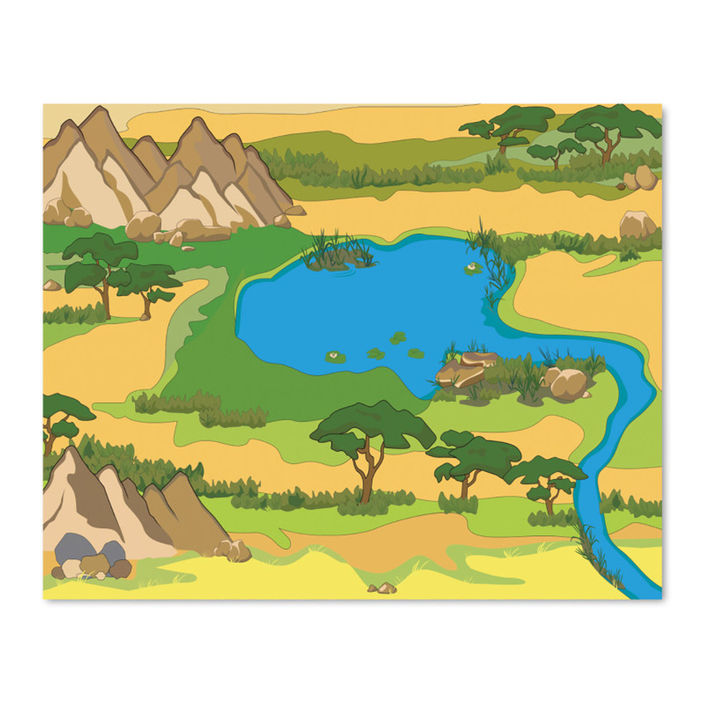 LEARNING ADVANTAGE The Freckled Frog Wilderness Floor Mat