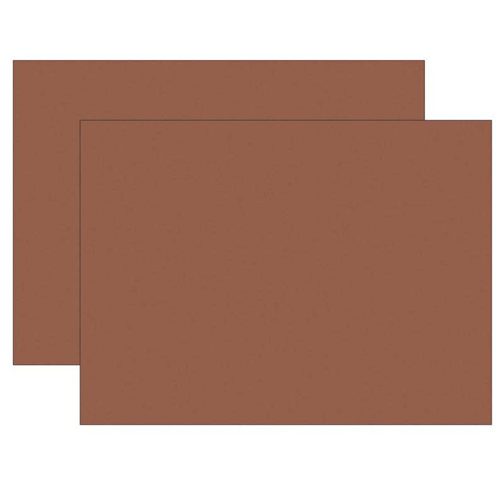 DIXON TICONDEROGA CO Tru-Ray® Construction Paper, Warm Brown, 18" x 24", 50 Sheets Per Pack, 2 Packs