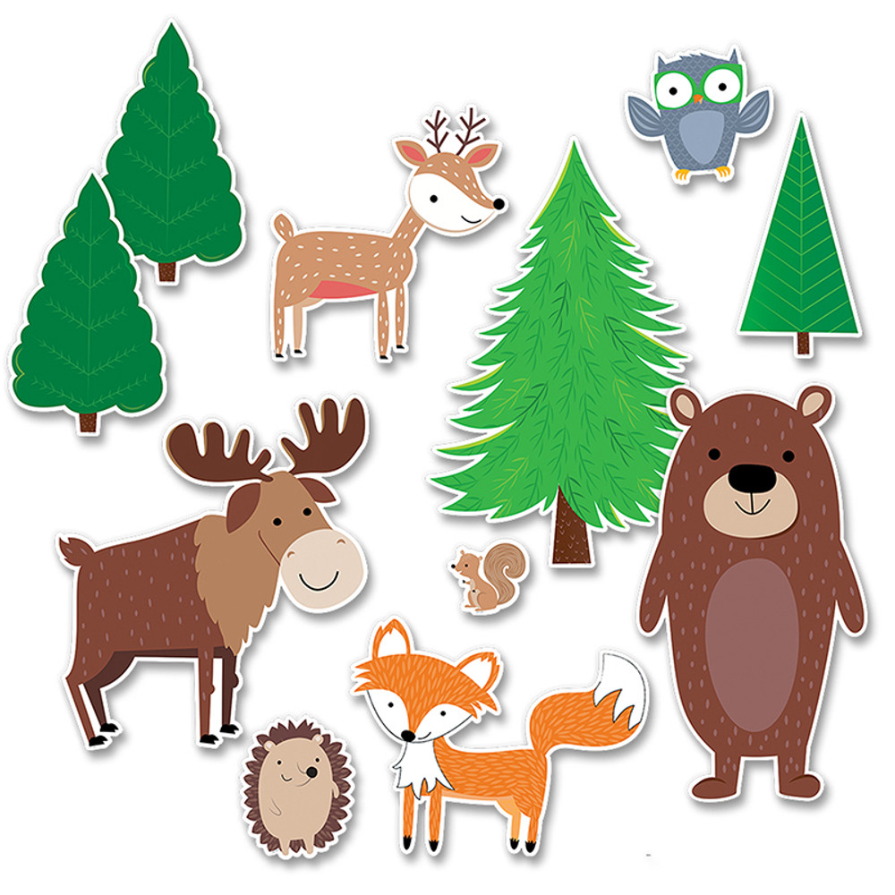 CREATIVE TEACHING PRESS Creative Teaching Press® Jumbo Woodland Friends Bulletin Board Set, 11 Pieces