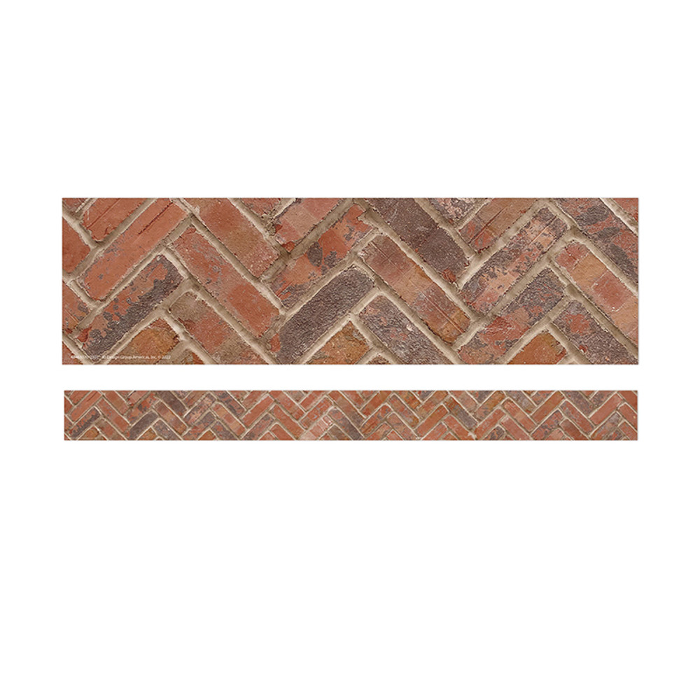 EUREKA Eureka® Curiosity Garden Brick Extra Wide Deco Trim®