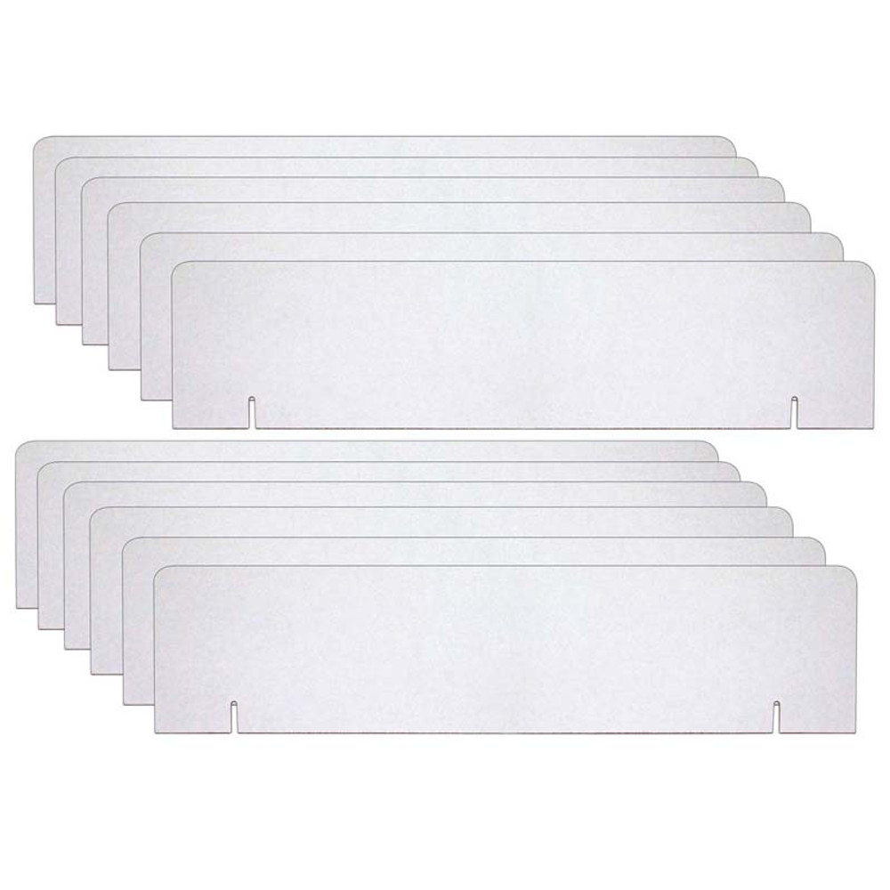 DIXON TICONDEROGA CO Pacon® Presentation Board Headers, White, 36" x 9.5", Pack of 12 Boards